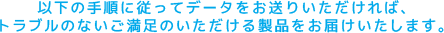 データ送信の手順